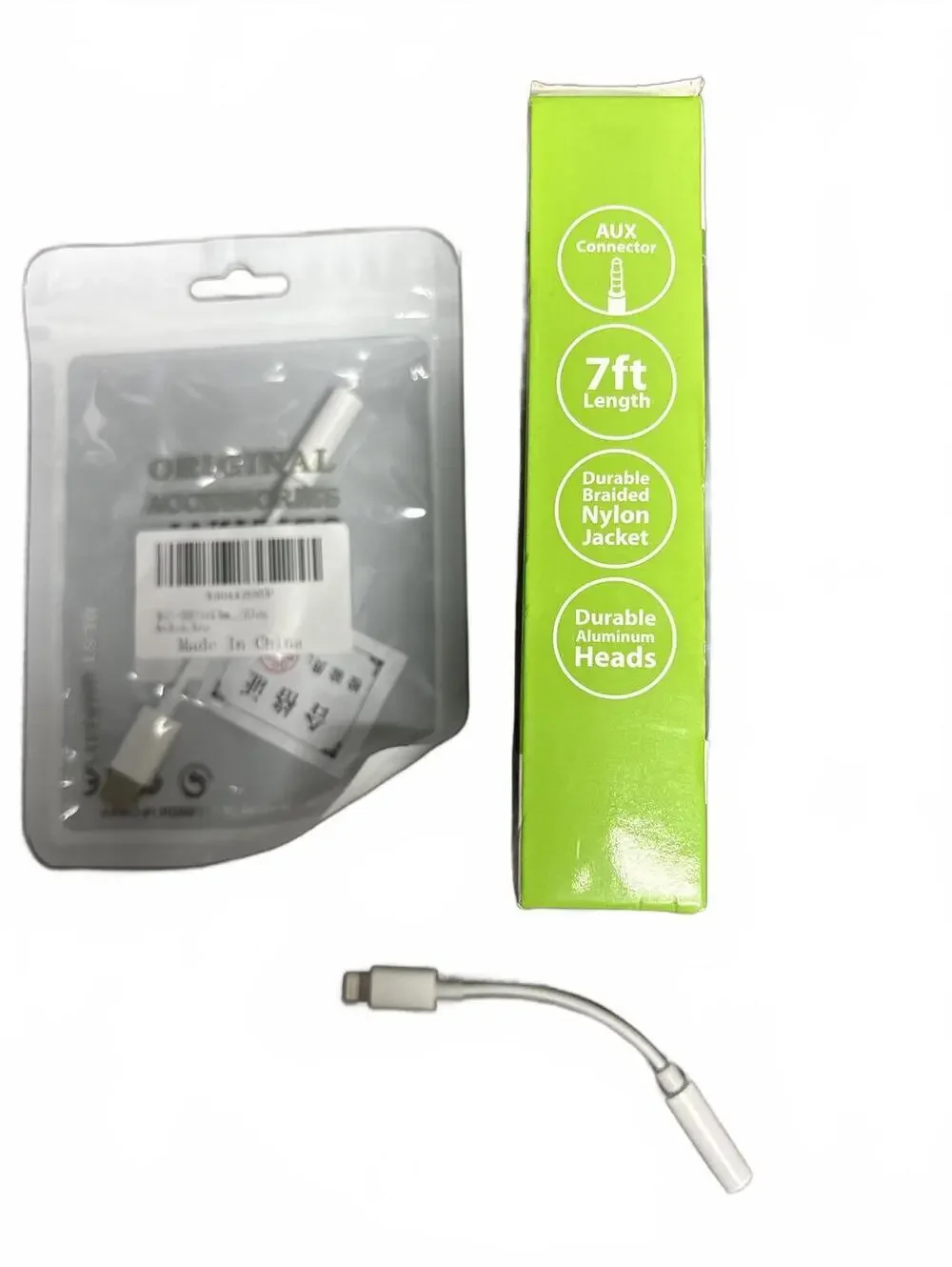 Gadget To Gear Audio Auxiliary Cable and Adapter Bundle
